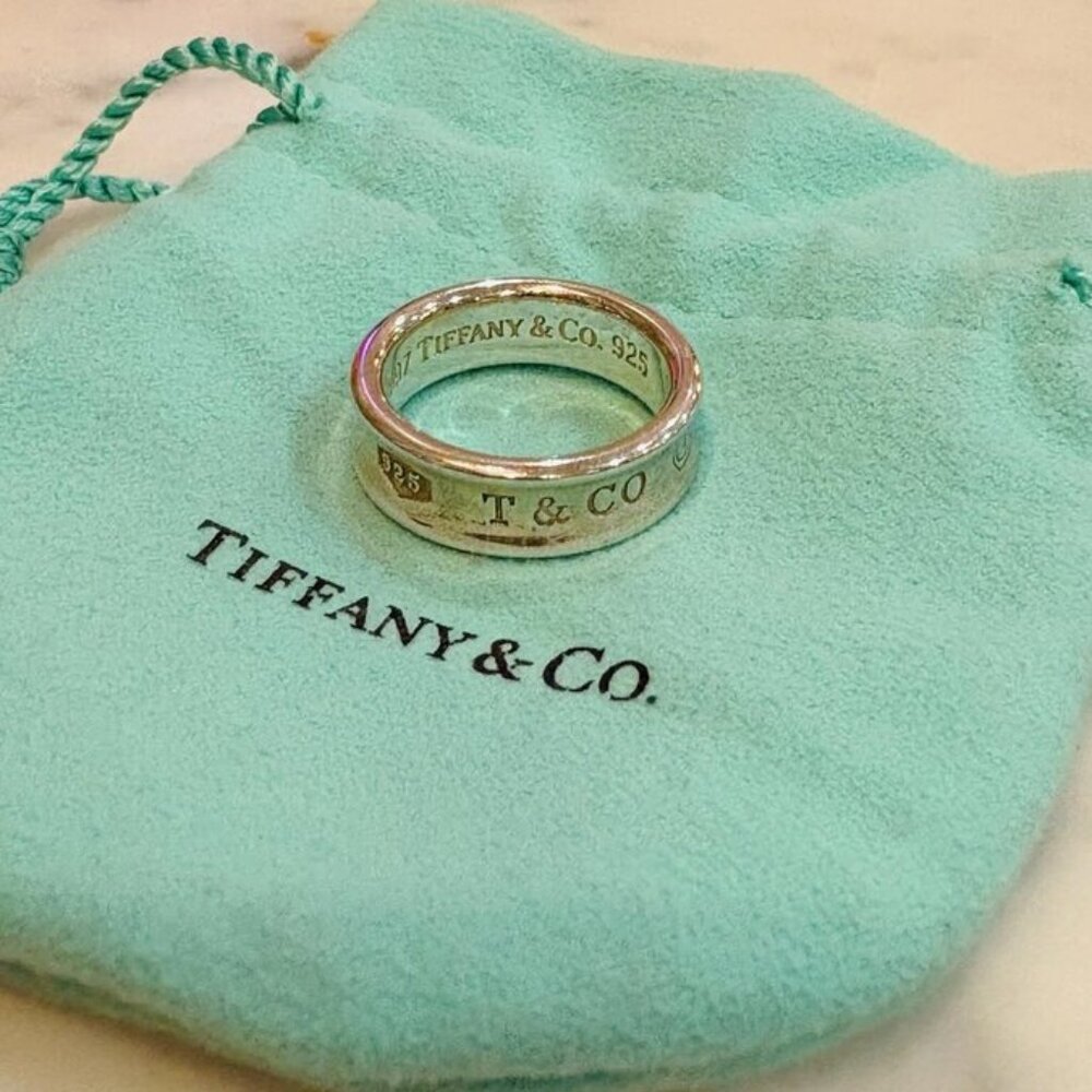 Tiffany & Co. 1837 Sterling Silver Ring - Size 8
